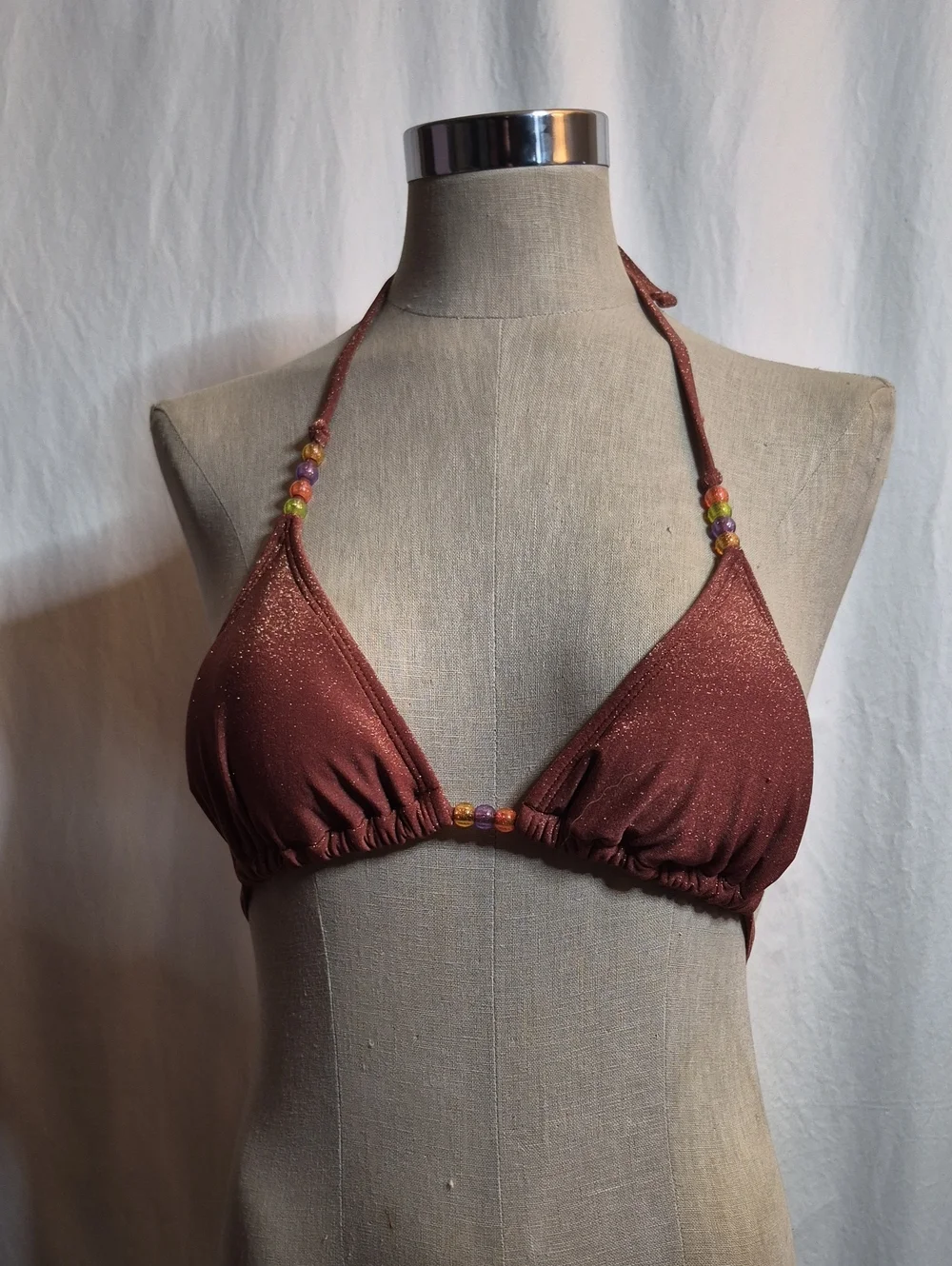 wild fable Rust Orange Bikini Top and Lining XS